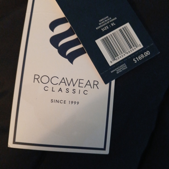 $169 Rocawear Classic Men's XL Puffer Jacket w/Detachable Hood Olive Black - New - Picture 7 of 8